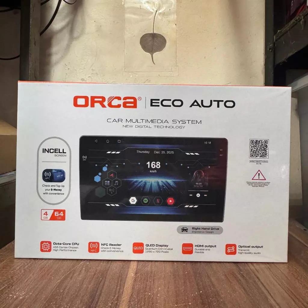 Jual Head Unit Android Orca Eco Series Ram 4/64GB NFC Series Carplay ...