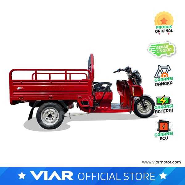 Jual Motor Listrik Roda Tiga - Karya E5 - Original Viar Motor | Shopee ...