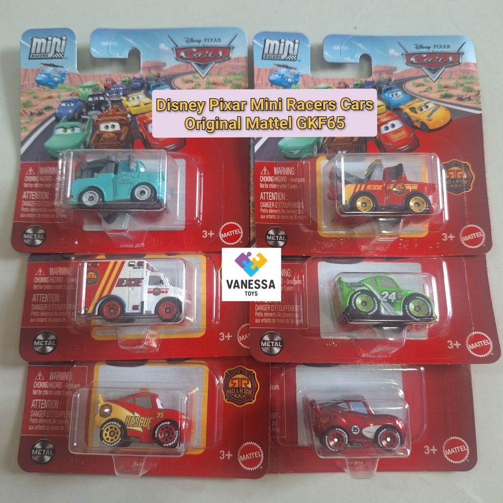 Jual Disney Pixar Mini Racers Cars Original Mattel GKF65 939A 939B ...