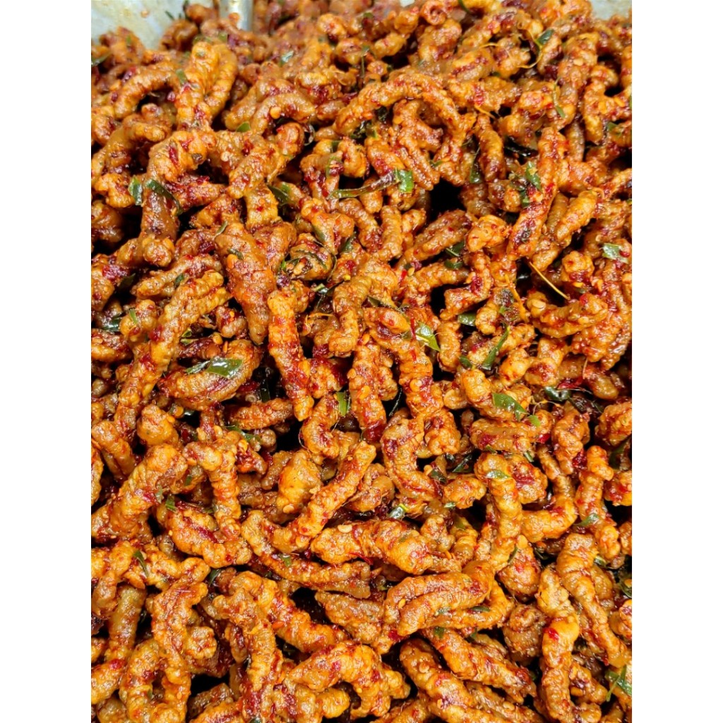Jual paket bandling usus original usus pedas daun jeruk paket mix usus ...