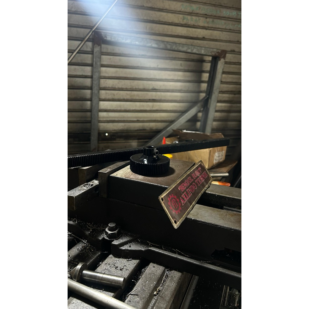 Jual Roda gigi rek/RackGear halus mesin sablon cup semi oto | Shopee ...
