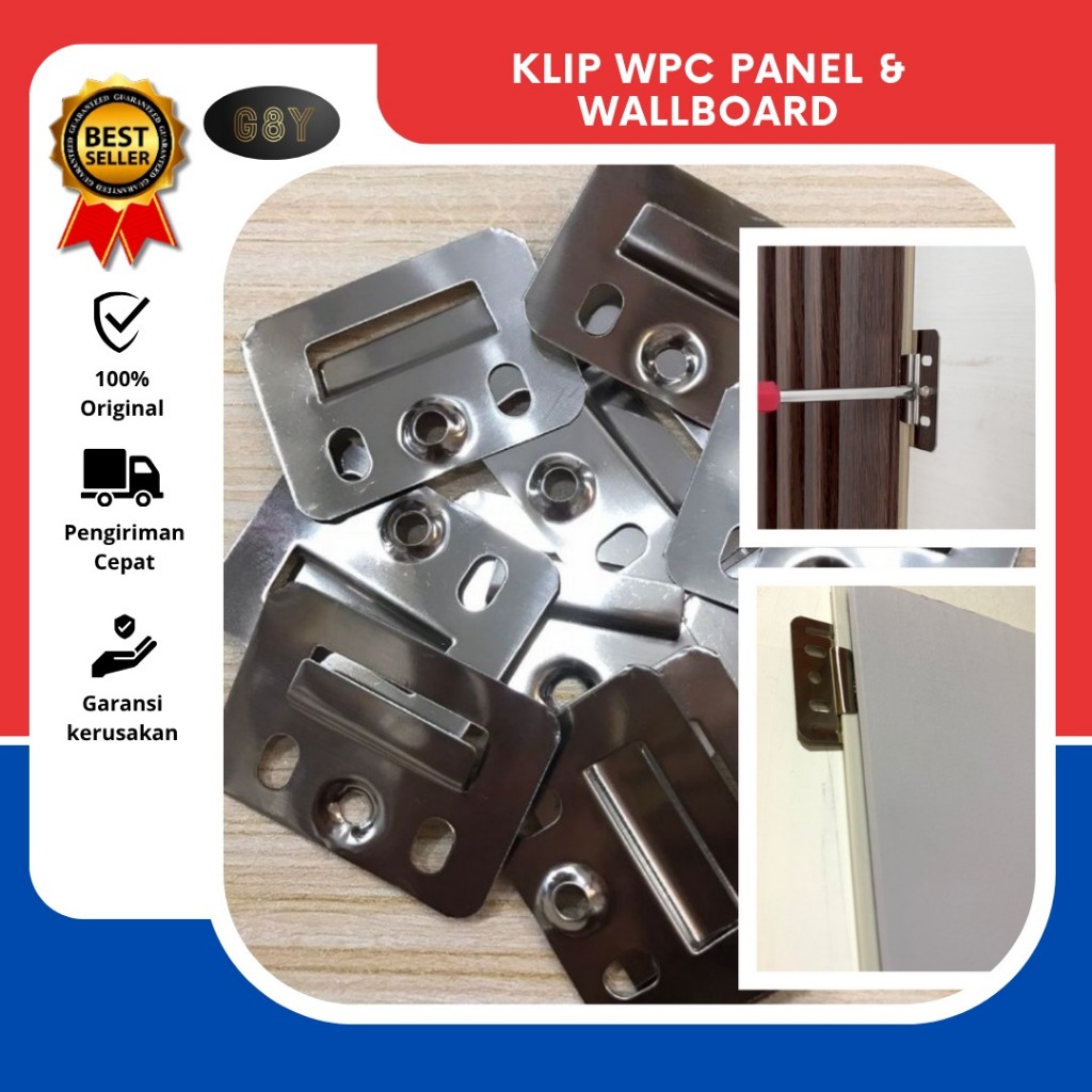 Jual Clip Wallboard & Wallpanel Wpc / klip bleket cantolan wpc panel ...