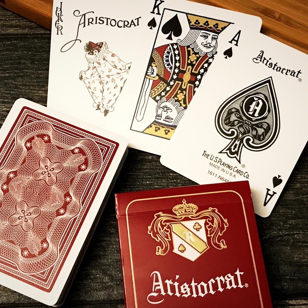 Jual Kartu Remi Bicycle Aristocrat 727 Playing Cards Printed in USA by ...