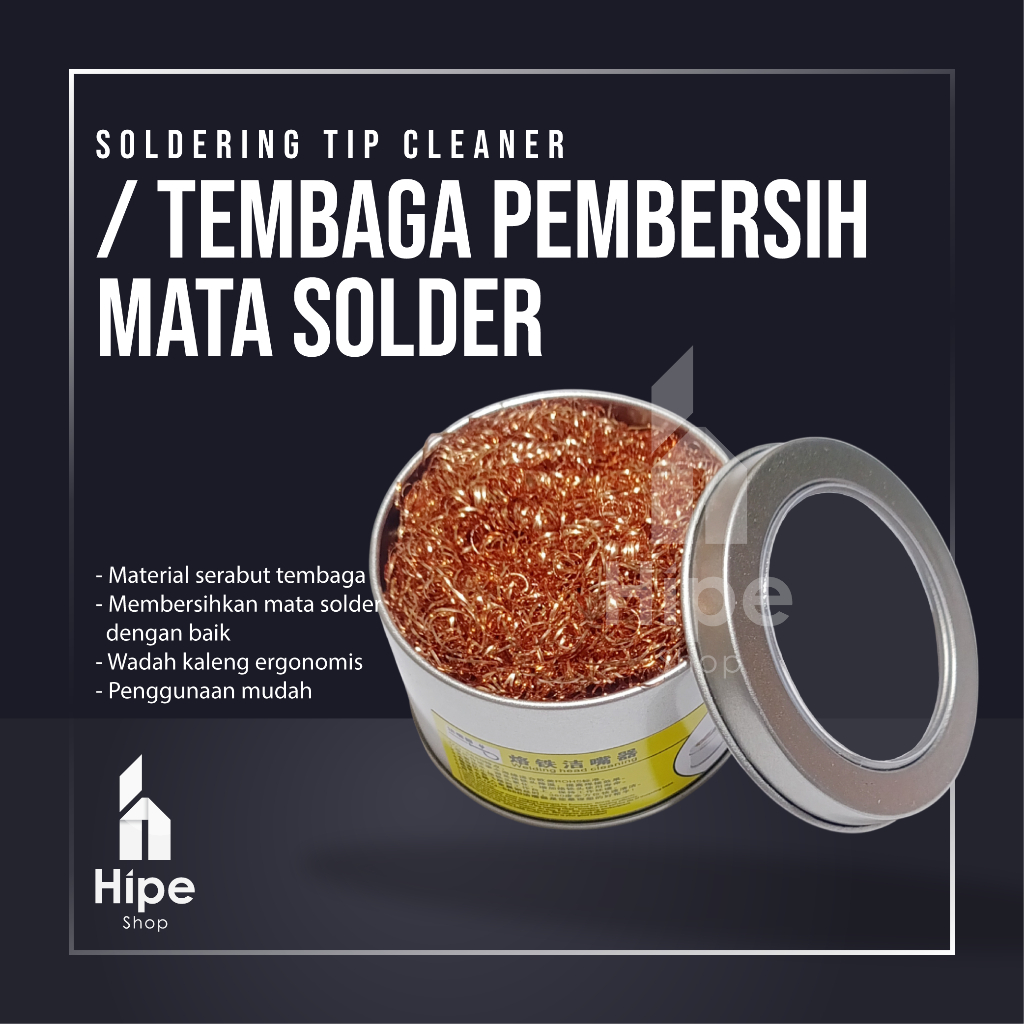 Jual Sabut Tembaga Pembersih Mata Solder Wadah Kaleng / Serabut ...