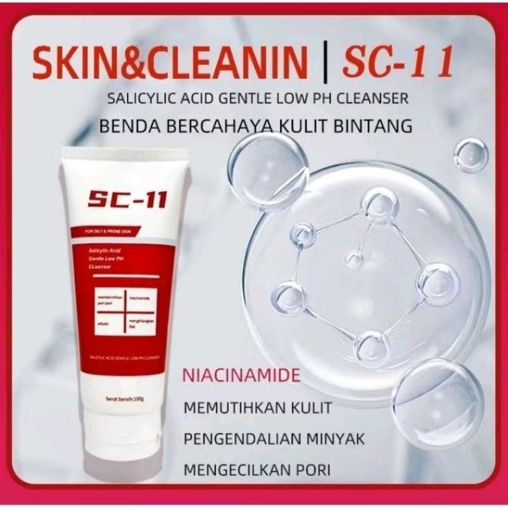 Jual Facial Wash SC-11 Salicylic Acid Gentle 100g | Shopee Indonesia