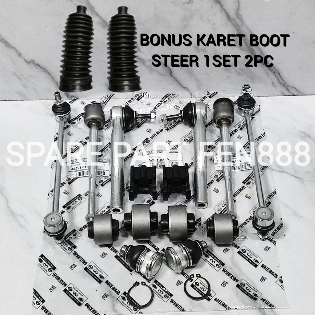 Jual Paketan Paket kaki kaki Komplit Depan 16Pc Nissan March Datsun Go ...