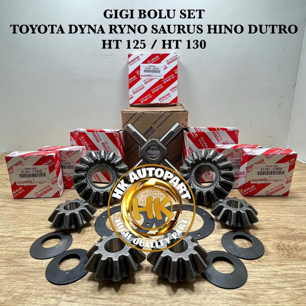 Jual GIGI BOLU SET TOYOTA DYNA RYNO SAURUS HINO DUTRO HT HT125 / HT130 ...