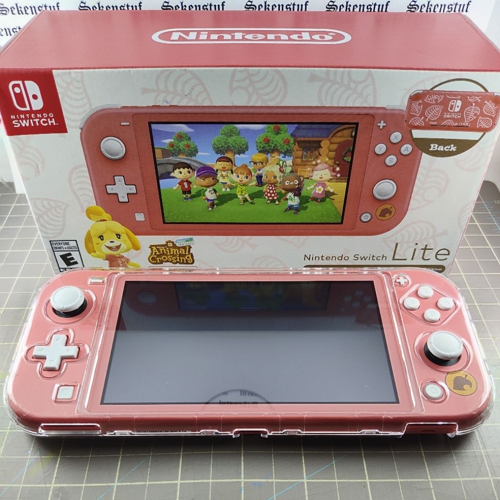 Jual Nintendo Switch Lite Isabella Aloha Animal Crossing Edition ...