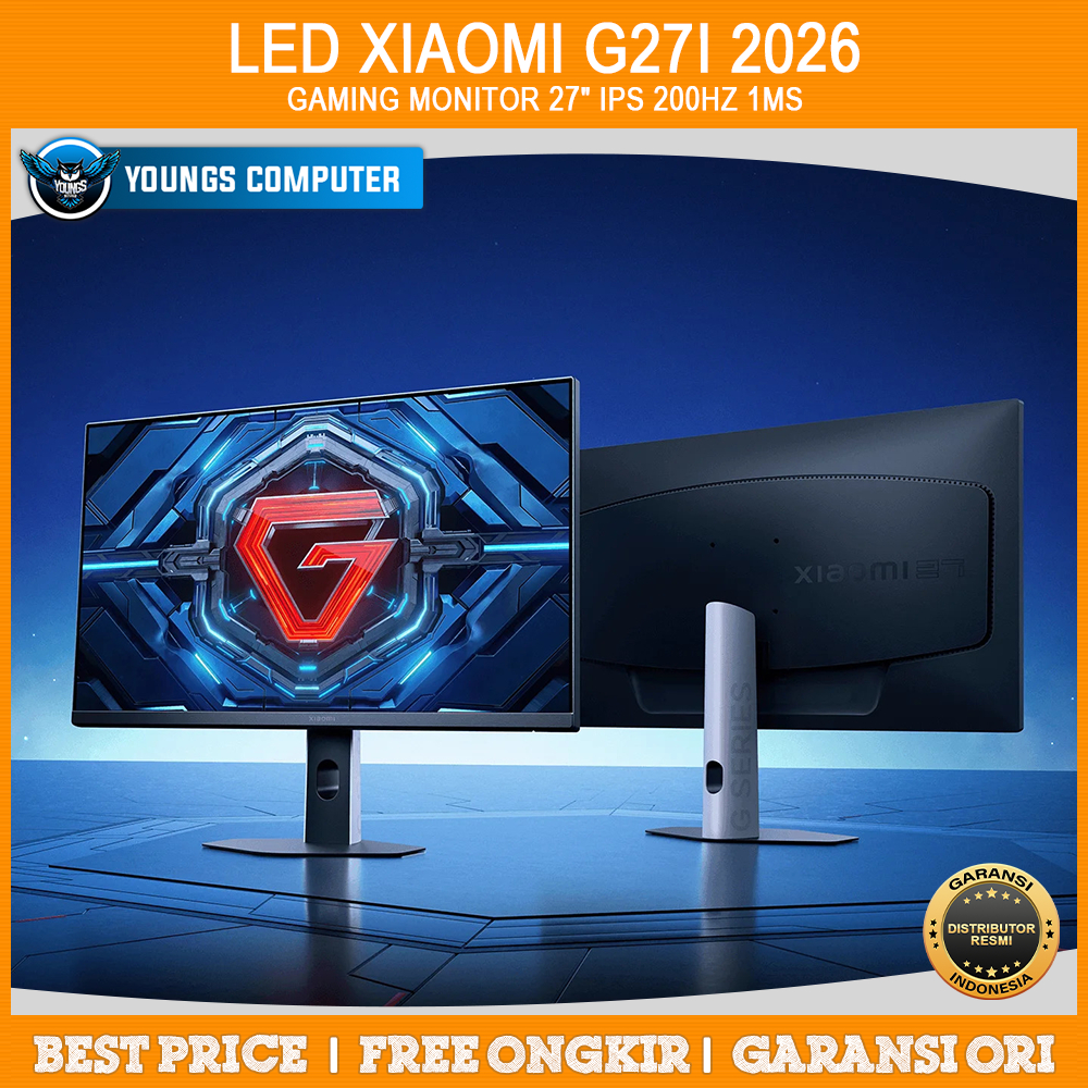 Jual LED Xiaomi G27i 2026 27 IPS 200Hz 1ms FreeSync Gaming Monitor Id 11134207 8224o