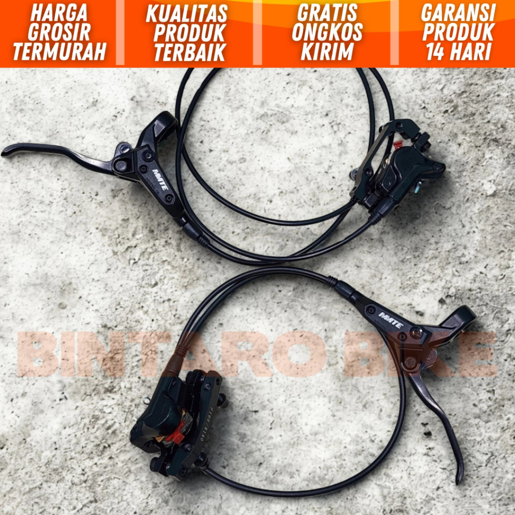 Jual 2 SET Rem Hidrolik Sepeda MMTE KANAN & KIRI Hydraulic Disc Brake ...