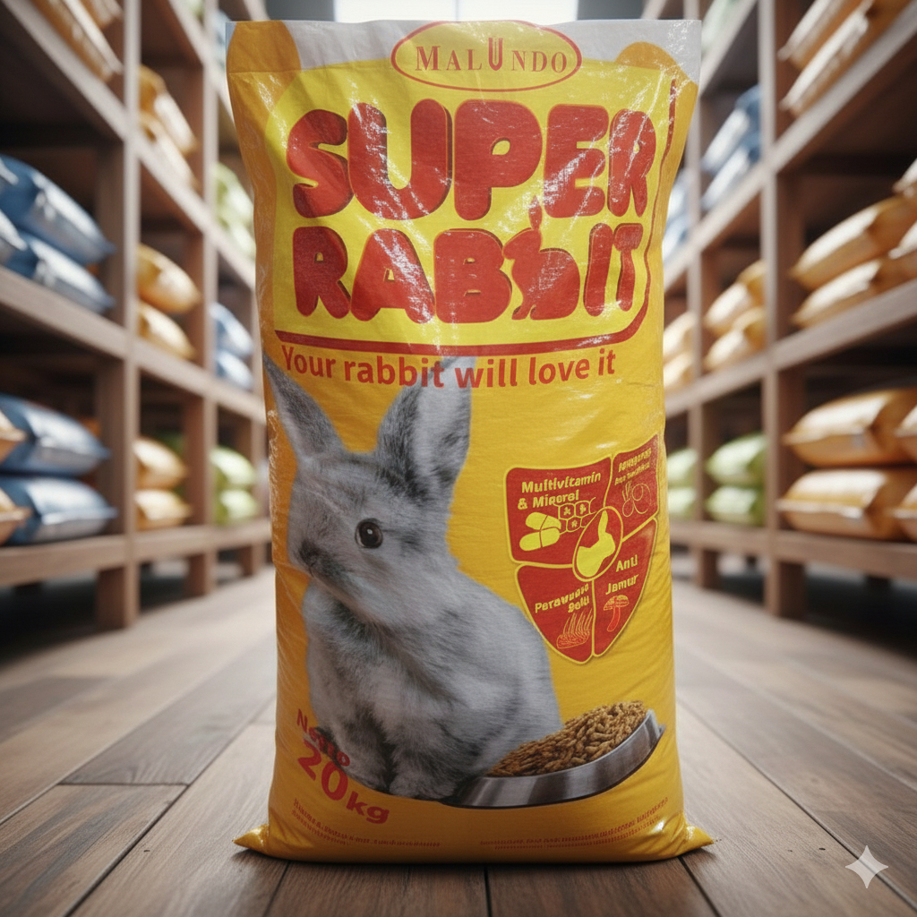 Jual Super Rabbit Standard 20 Kg All Stage / Makanan Pakan Pelet ...