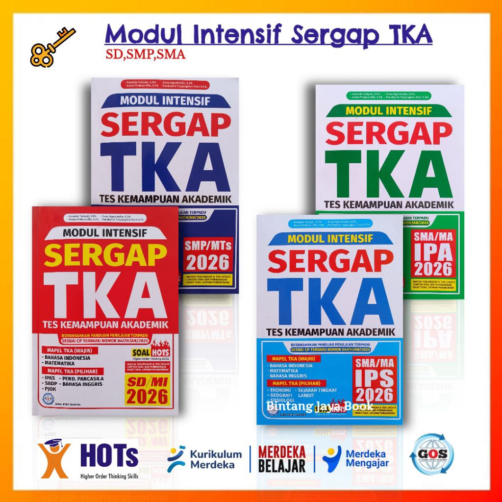 Jual Buku Modul Intensif Sergap TKA SD/MI Tahun 2025/2026 - Buku Modul ...