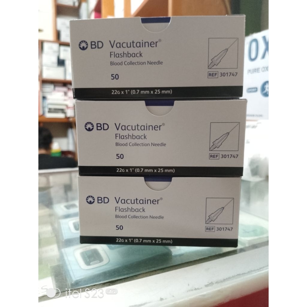 Jual BD Vacutainer flashback Needle no 22GA | Shopee Indonesia