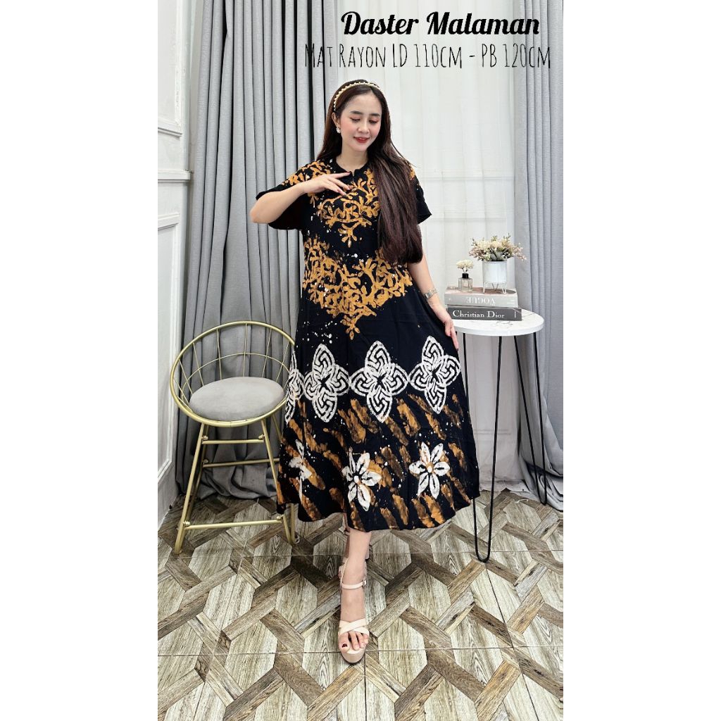 Daster Standar Modern Bahan Twill Rayon 9