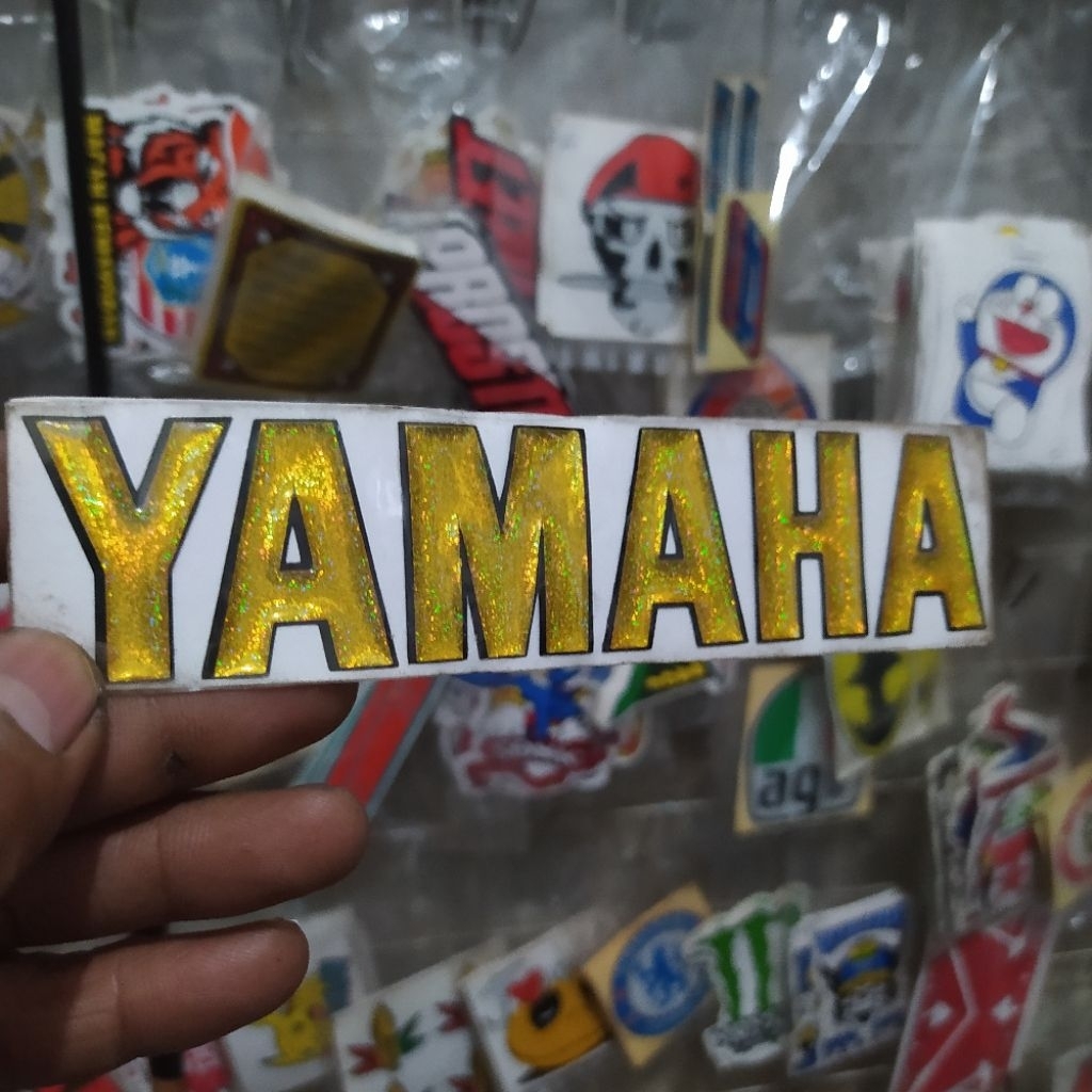 Jual Stiker timbul YAMAHA, sticker motor emblem yamaha | Shopee Indonesia