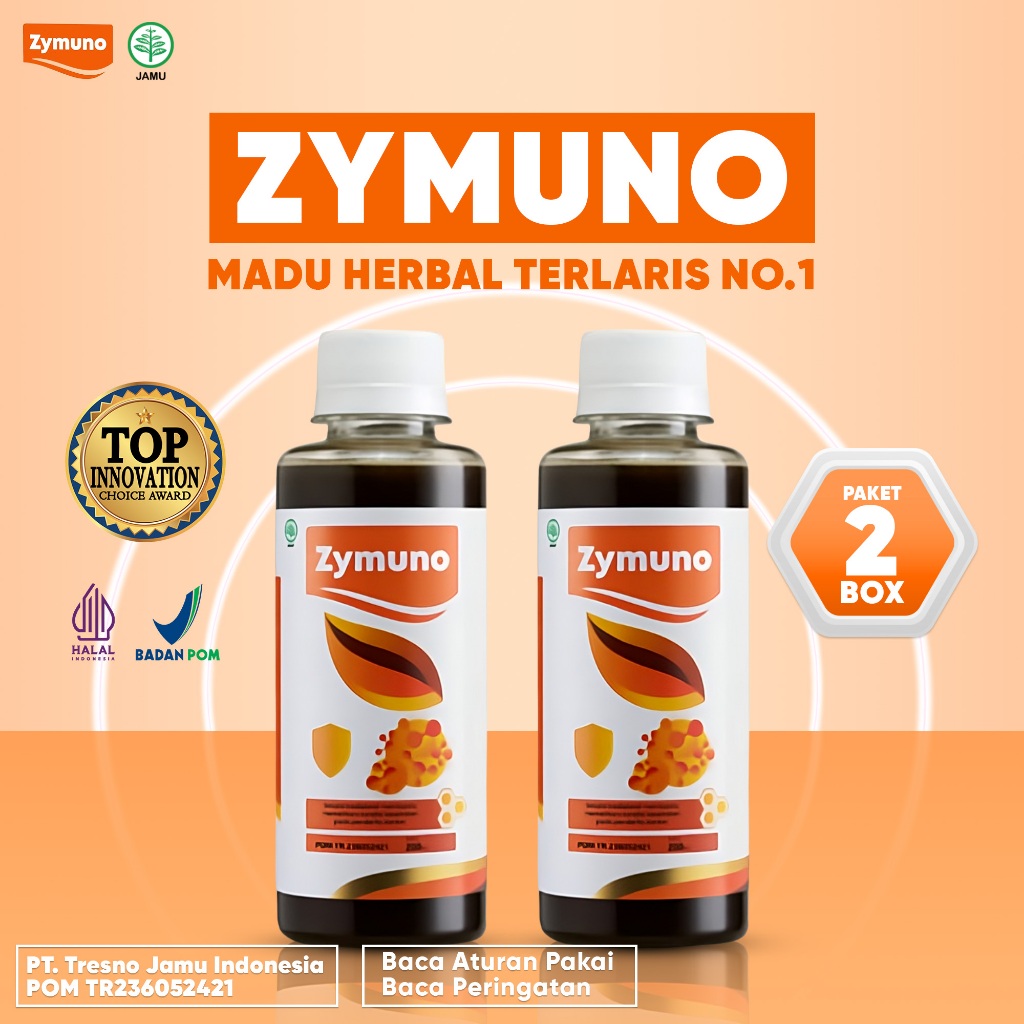 Zymuno [Paket 2 Botol] - Madu Herbal Terlaris Untuk Memelihara Kesehatan Tubuh Pada Penderita Kanker