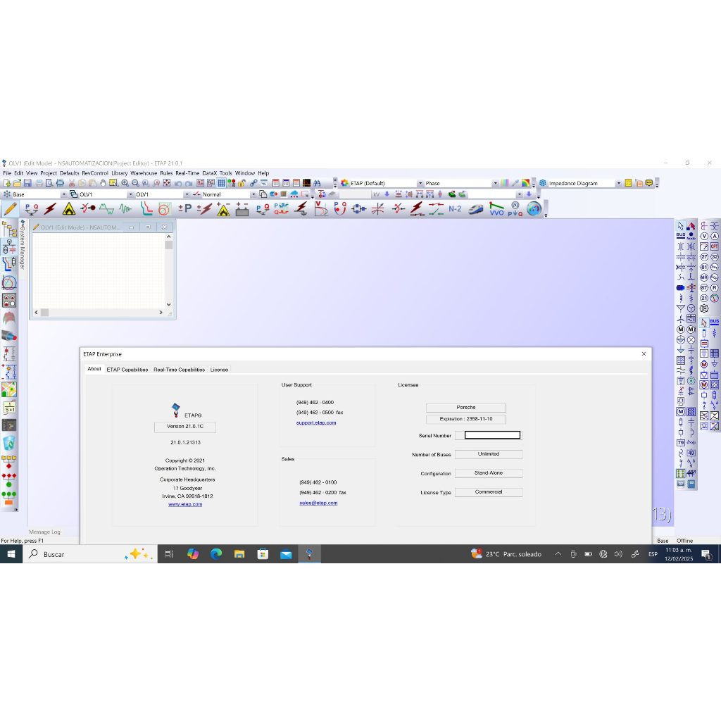 Jual Software ETAP 21 Permanent Electrical Power System Analysis ...