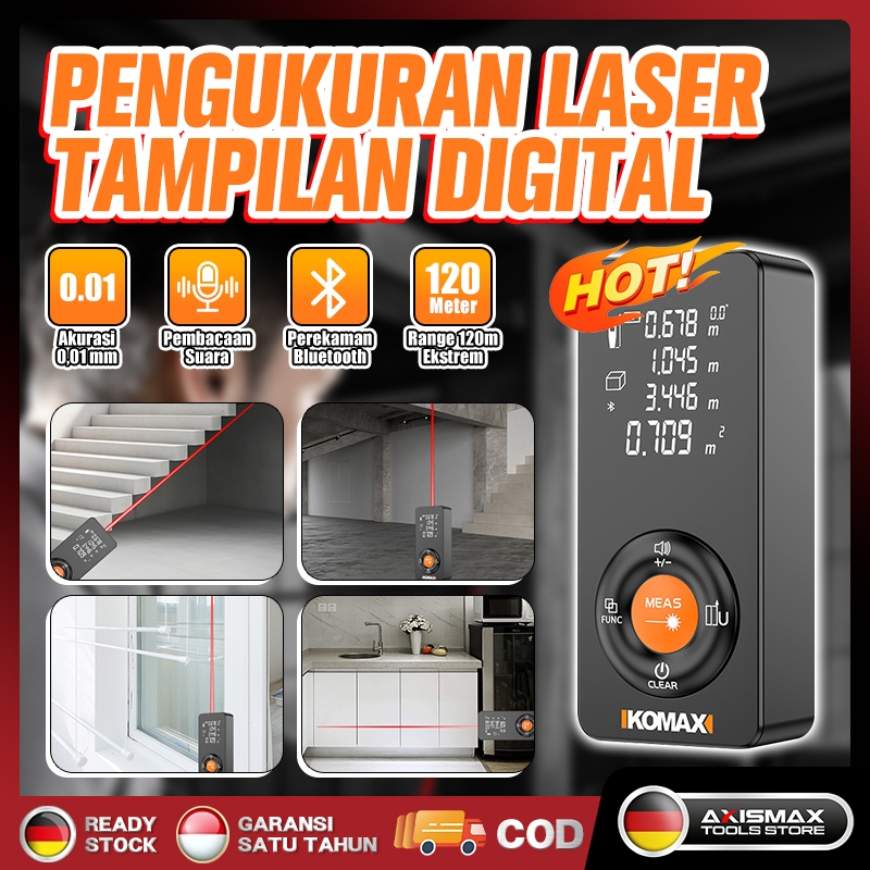 Jual COD ARIDOO 120M 60M Digital Meteran Laser Laser Rangefinder ...