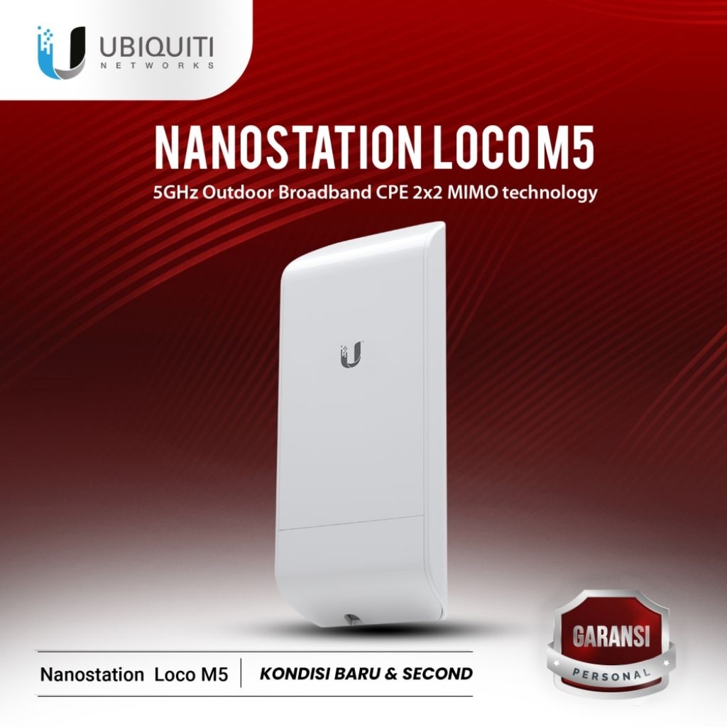 Jual Ubiquiti UBNT Unifi NanoStation Loco M5 5GHz Wireless Outdoor CPE ...