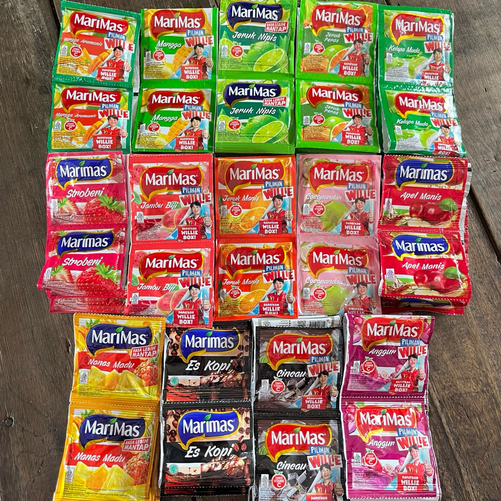 Jual Marimas 1 renteng isi 10 sachet varian rasa marimas mangga mangga ...