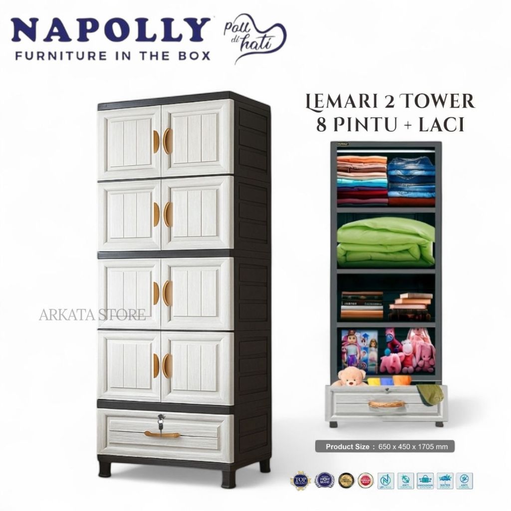 Jual CRS MU 48D NAPOLLY - Lemari Pakaian Napolly Ambal BCBC MU 48D ...