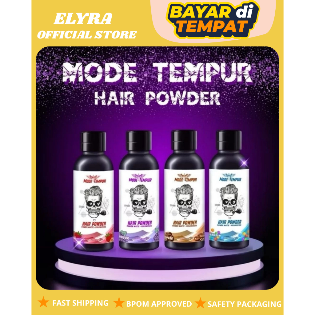 Jual MODE TEMPUR HAIR POWDER COCOK BUAT GAYA RAMBUT KAMU | Shopee Indonesia