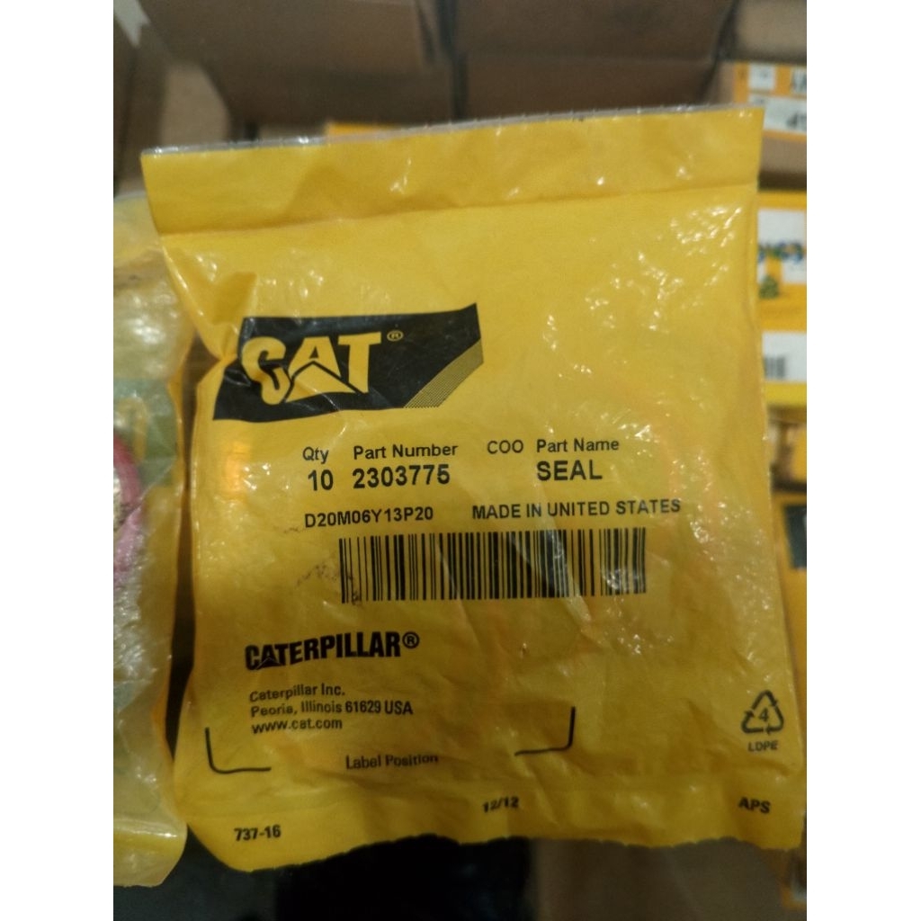 Jual 230-3775 SEAL CATERPILLAR GENUINE 2303775 | Shopee Indonesia