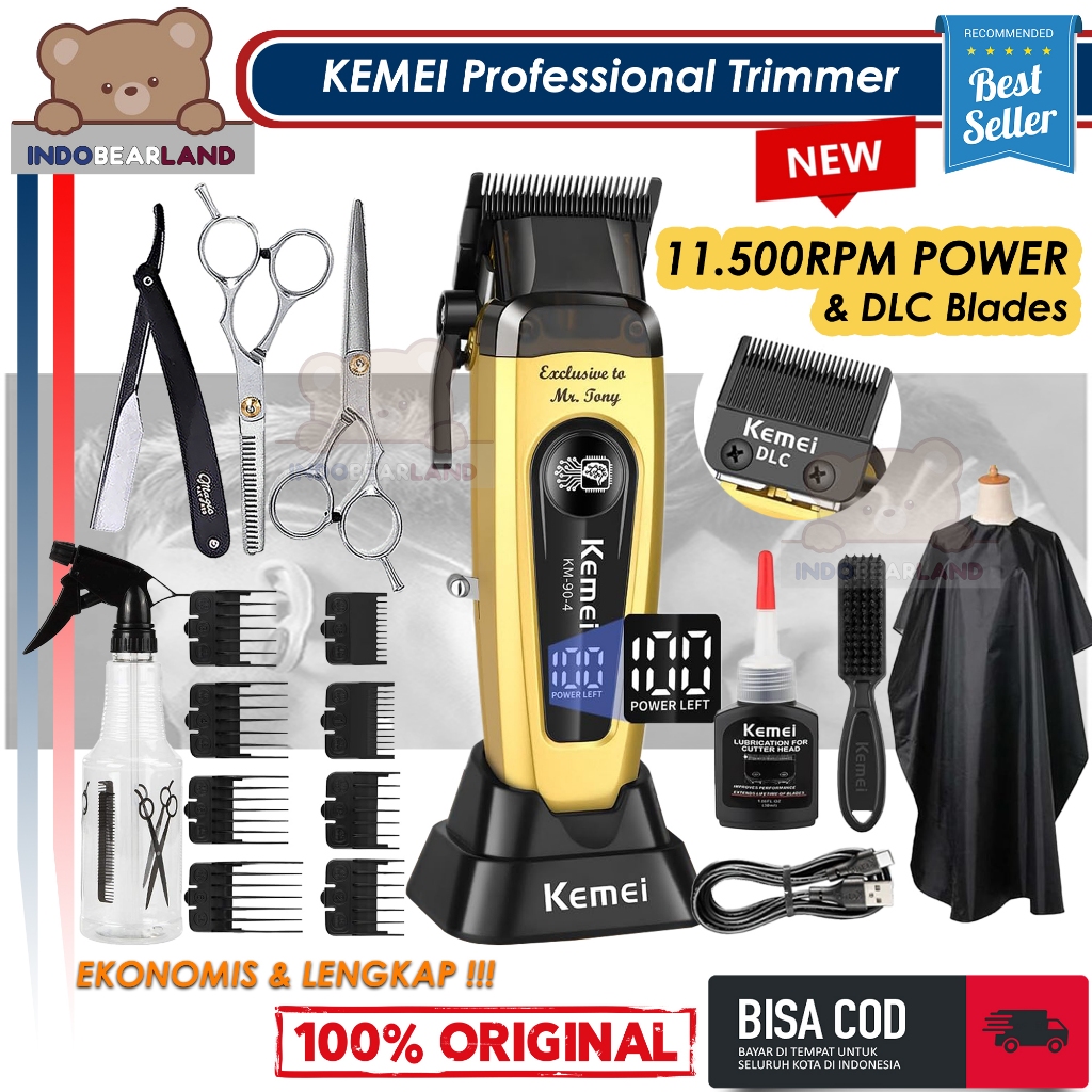 Jual Exclusive Alat Mesin Cukur Rambut Premium Profesional Clipper ...