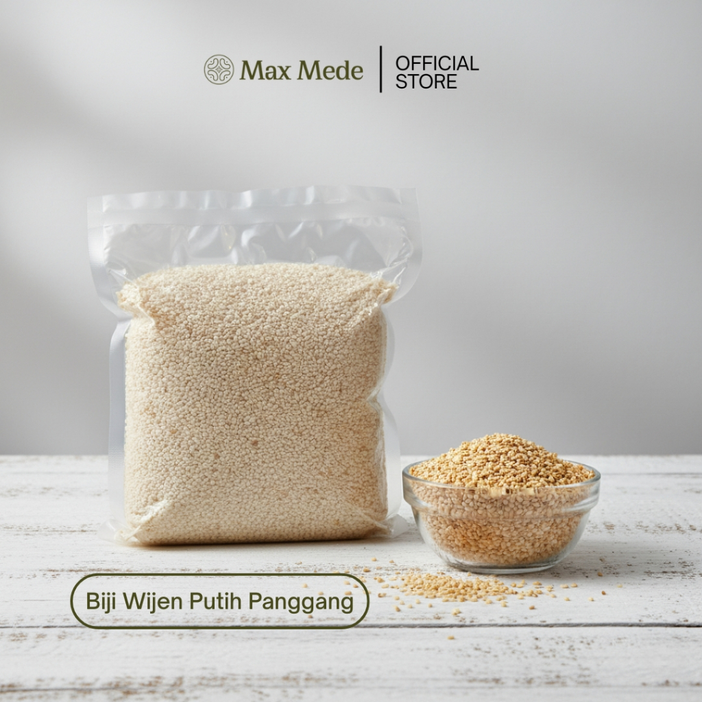 Jual Max Mede - Wijen Putih Panggang 500gr White Sesame Seed | Shopee ...