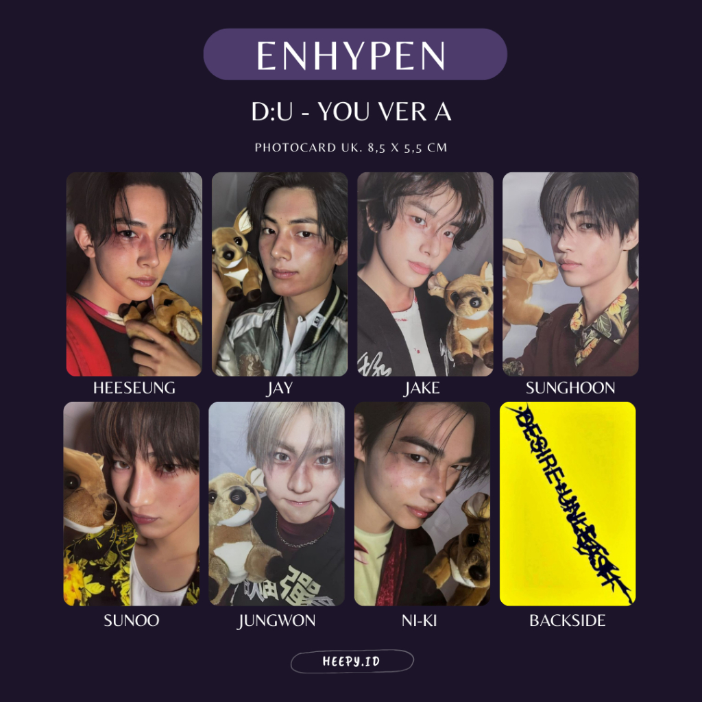 Jual [EN] UNOFFICIAL PHOTOCARD ENHYPEN DESIRE : UNLEASH | Shopee