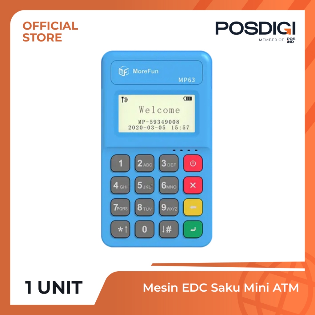 Jual PT Pos Finansial Indonesia - Mesin EDC Saku Mini ATM | Shopee ...