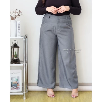 ADEEVA Kikan Loose Pants Kulot Jumbo Celana Formal Wanita Jumbo