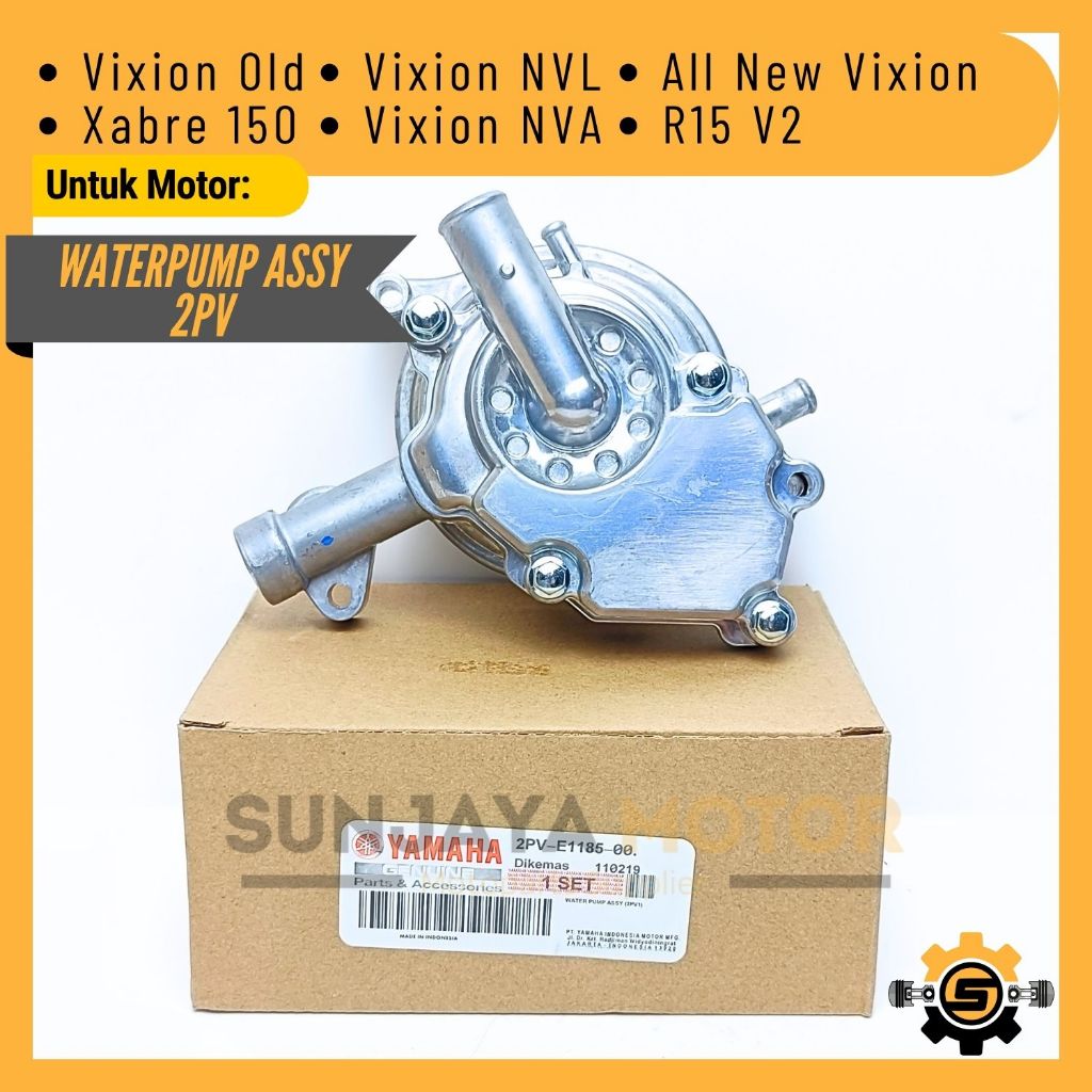 Jual Pompa Radiator Original Yamaha 2PV Water Pump Assy Vixion Old ...