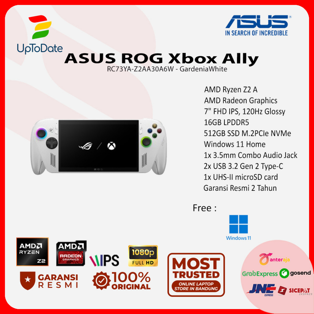 Jual ASUS ROG Xbox Ally RC73YA-Z2AA30A6 AMD Ryzen Z2 A / AMD Radeon ...