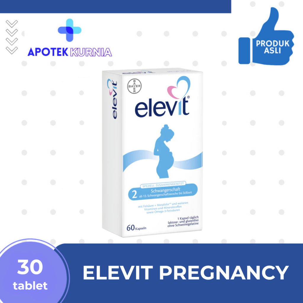 Jual ELEVIT PREGNANCY - 1 BOX 30 TABLET | Shopee Indonesia