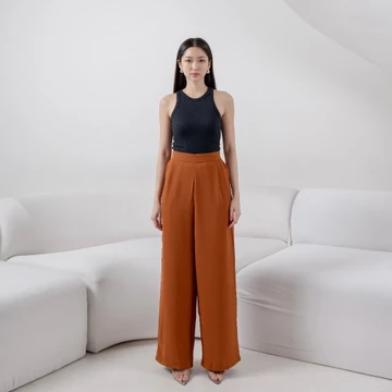 Georgios Women L Ely Culottes Pants Celana Panjang Kulot Wanita Bawahan Casual High Waist