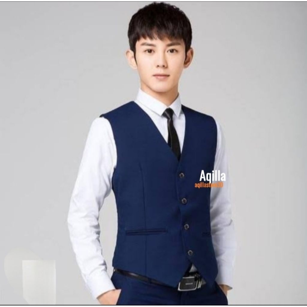 Jual Rompi jas blazer Navy | Shopee Indonesia
