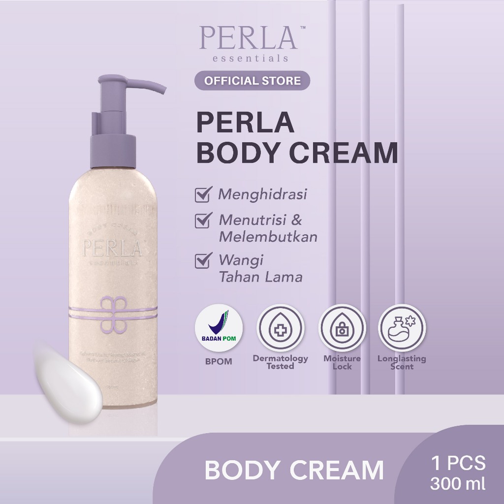 Jual PERLA Essentials Body Cream 300 ml | Shopee Indonesia