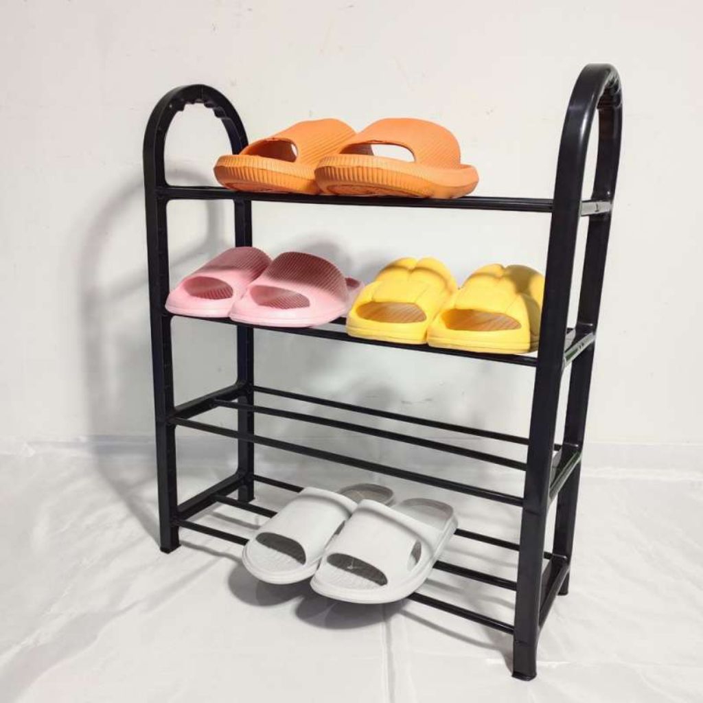 Jual Rak sepatu susun 4 hemat tempat dan bikin rapi | Shopee Indonesia