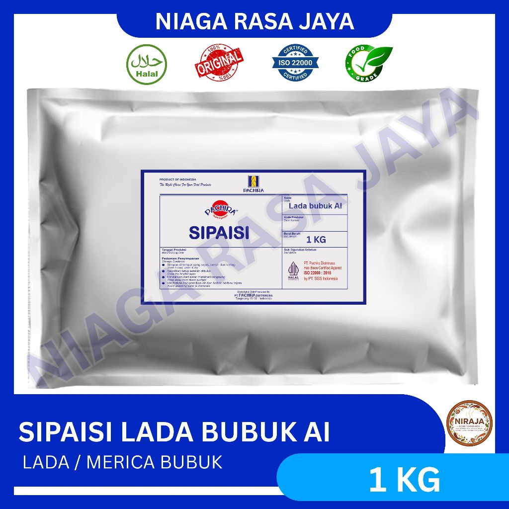 PACHIRA SIPAISI LADA BUBUK AI Merica Putih Bubuk White Pepper Powder 1 KG