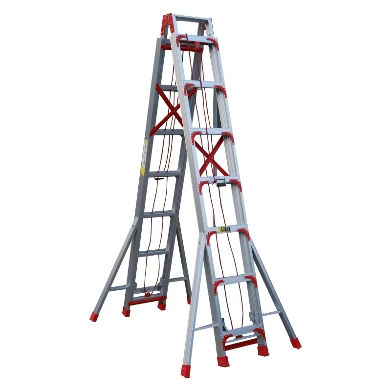 Jual SUOZHE Tangga Lipat Teleskopik A Tebal 3mm Aluminium Heavy Duty ...