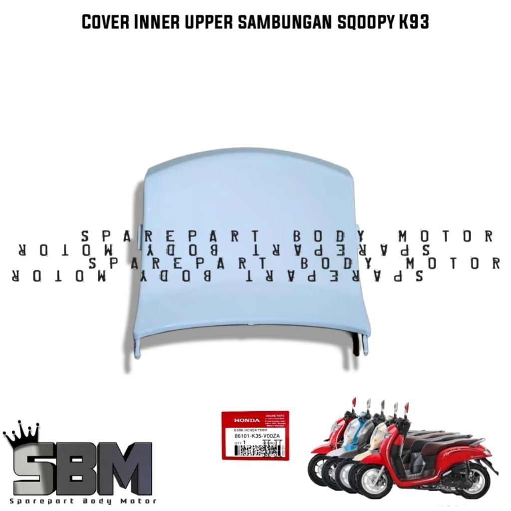 Jual Cover Inner Upper Cover Sambungan Bawah Batok Honda Scoopy 2017 ...