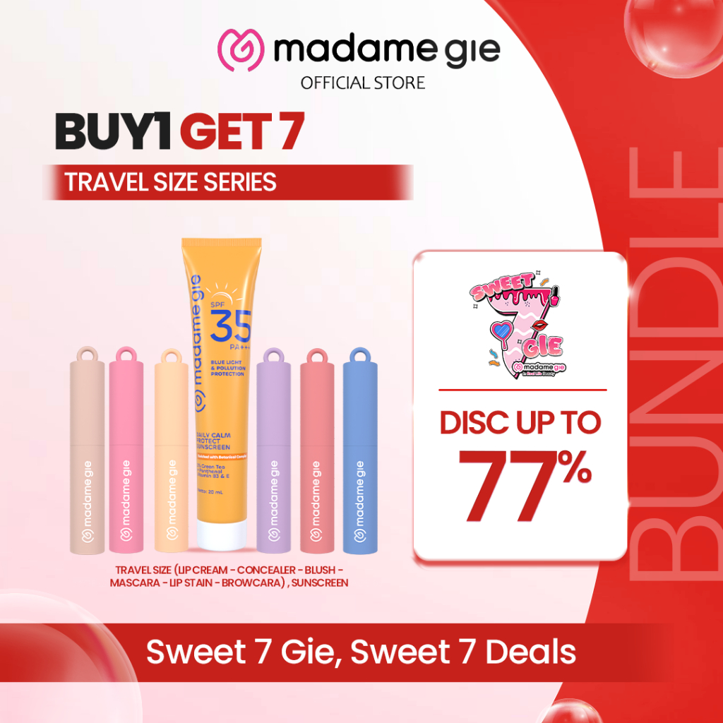 Jual [BUY 1 GET 7] Madame Gie Bundle Travel Size | Shopee Indonesia