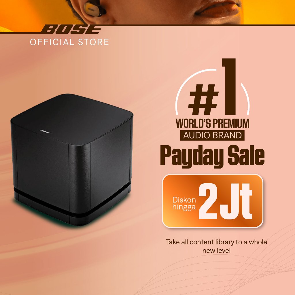 Jual Bose Bass Module 500 Wireless Bluetooth Subwoofer Black