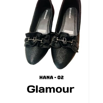 Flatshoes Wanita Hitam Elegan – Sepatu Flat Kerja Casual