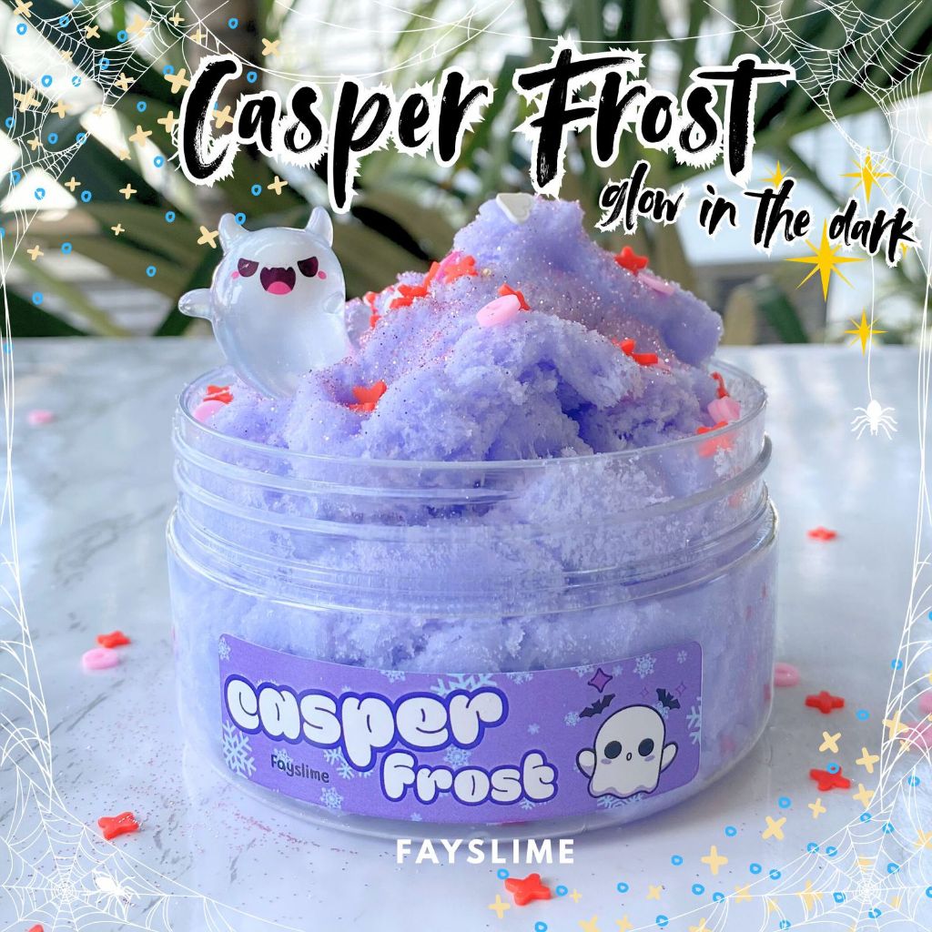 Jual Casper frost cloud slime | cloud slime | halloween slime by ...