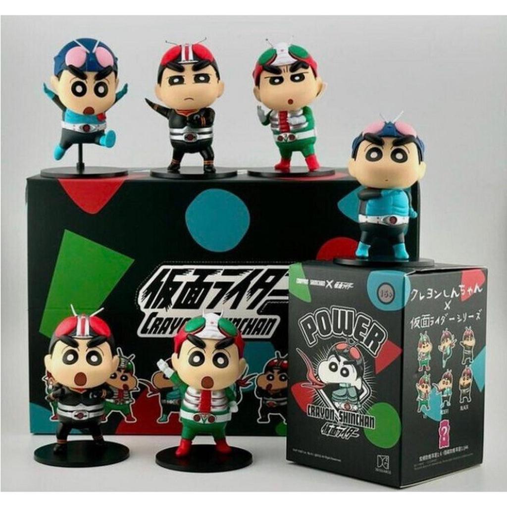 Jual DGSQUARED Blind Box Crayon Shin Chan x Kamen Rider SET | Shopee ...