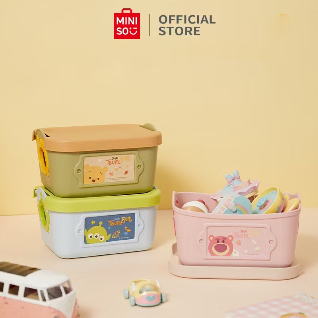 Jual MINISO STORAGE BOX WITH HANDLE / KOTAK PENYIMPANAN PEGANGAN ...