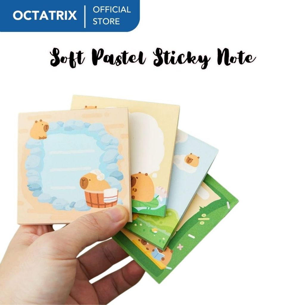 Jual Sticky Notes Motif Capybara Lucu Notepad Memo Kertas Tempel ...