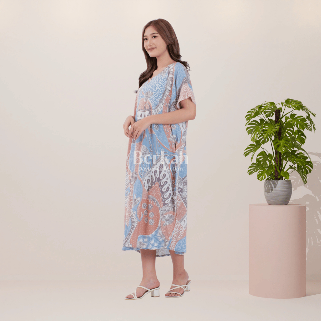 Daster Lowo Batik Rayon Resleting Surya Teja 5
